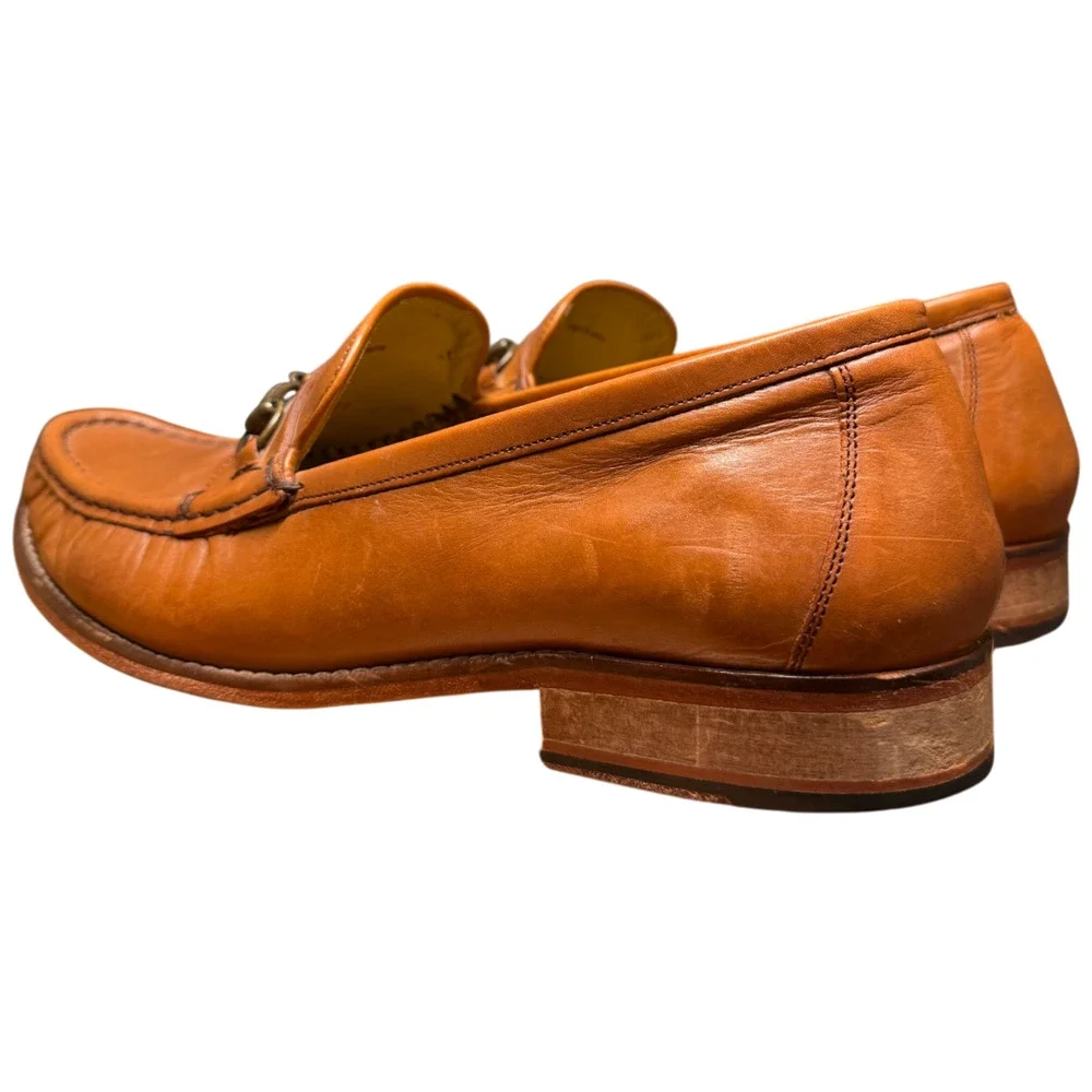 Cole Haan Men's 10.5 Hudson Horsebit Loafer British Tan Full-Grain Leather